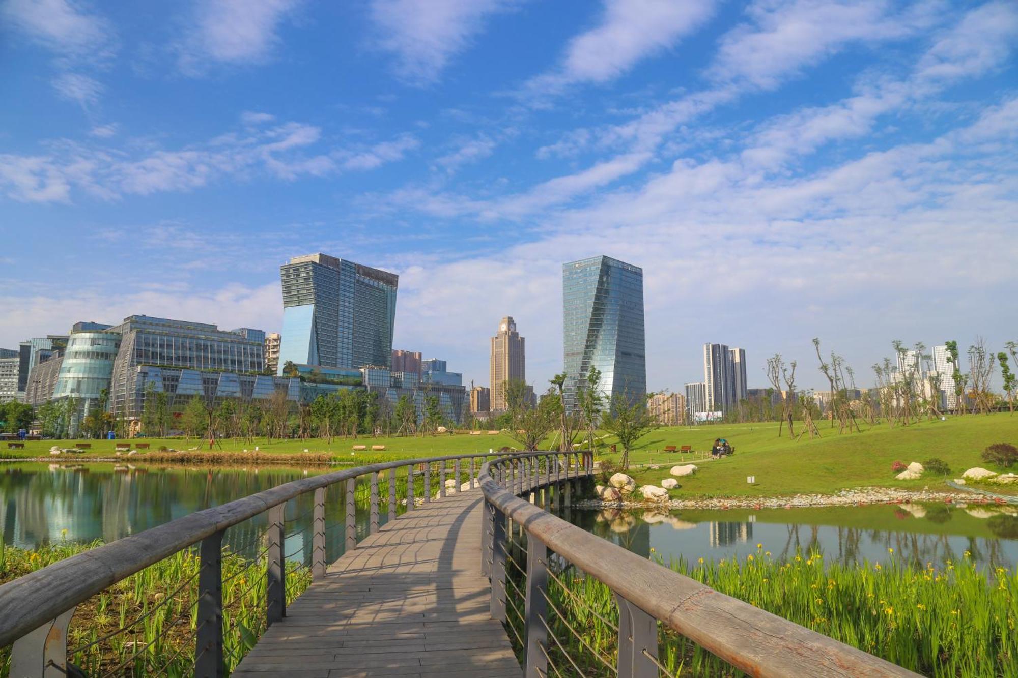 Holiday Inn Chengdu Century City-Westtower Экстерьер фото